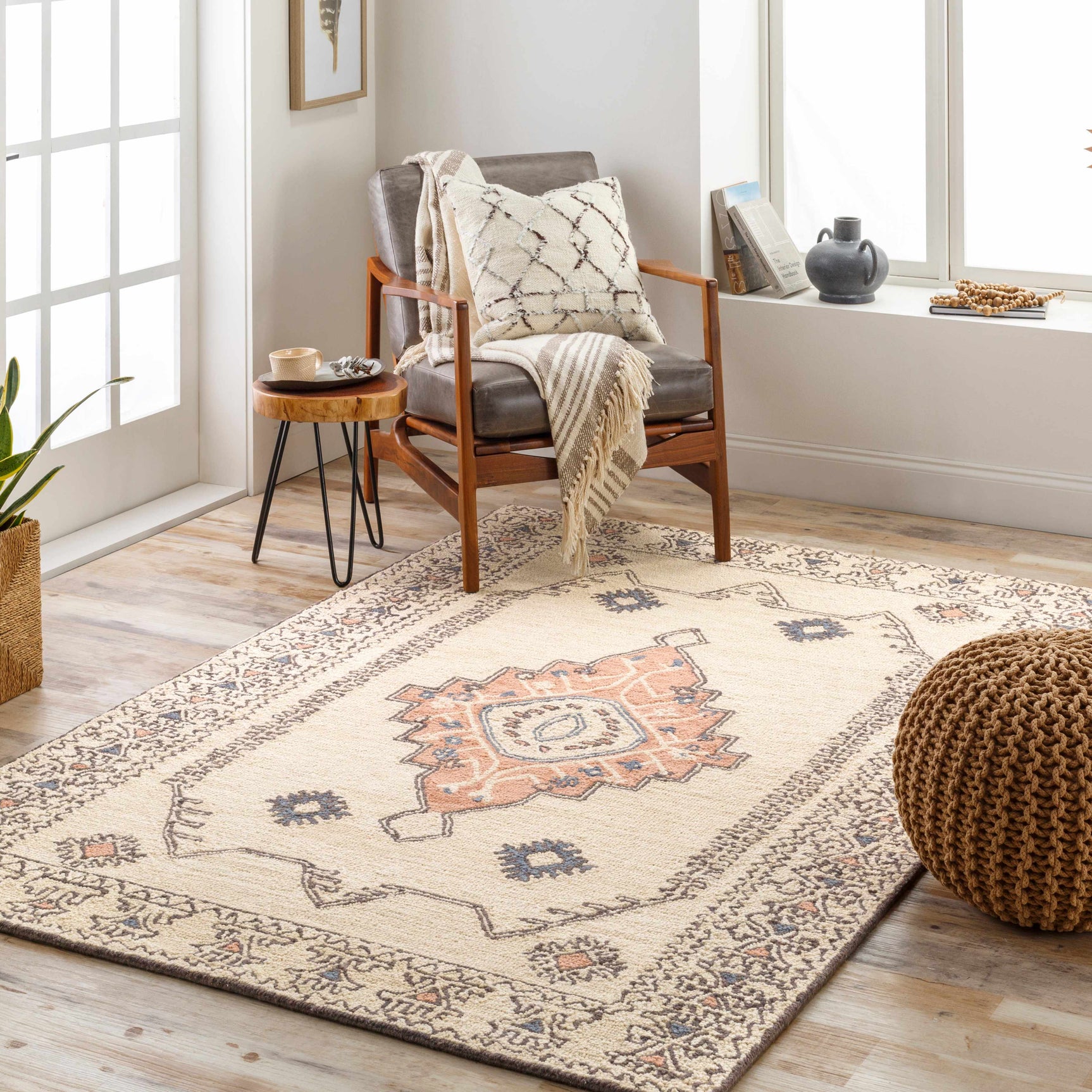 Laketon Wool Area Rug - Ornate Home