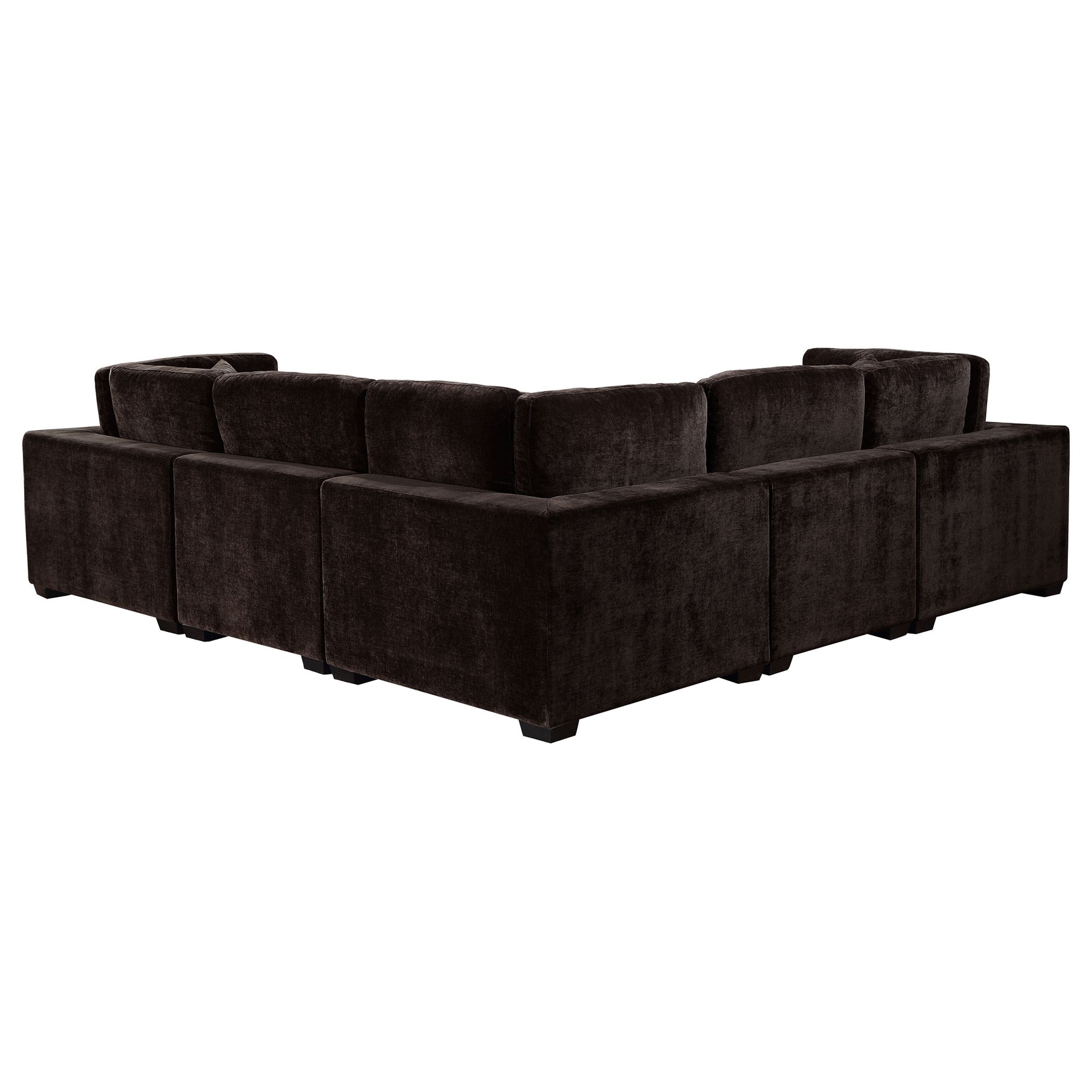 Lakeview Dark Chocolate 6-piece Modular Sectional Sofa - Ornate Home