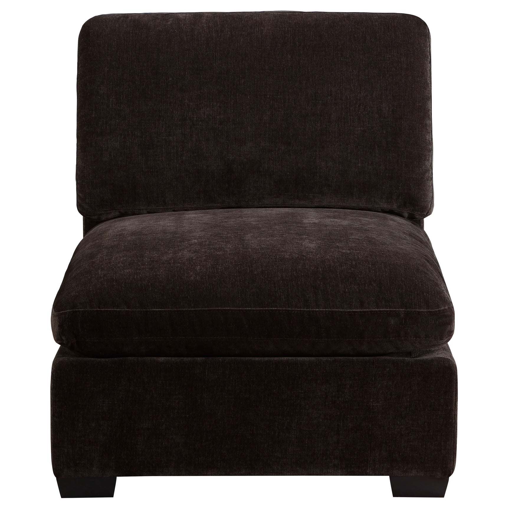 Lakeview Dark Chocolate Armless Chair - Ornate Home