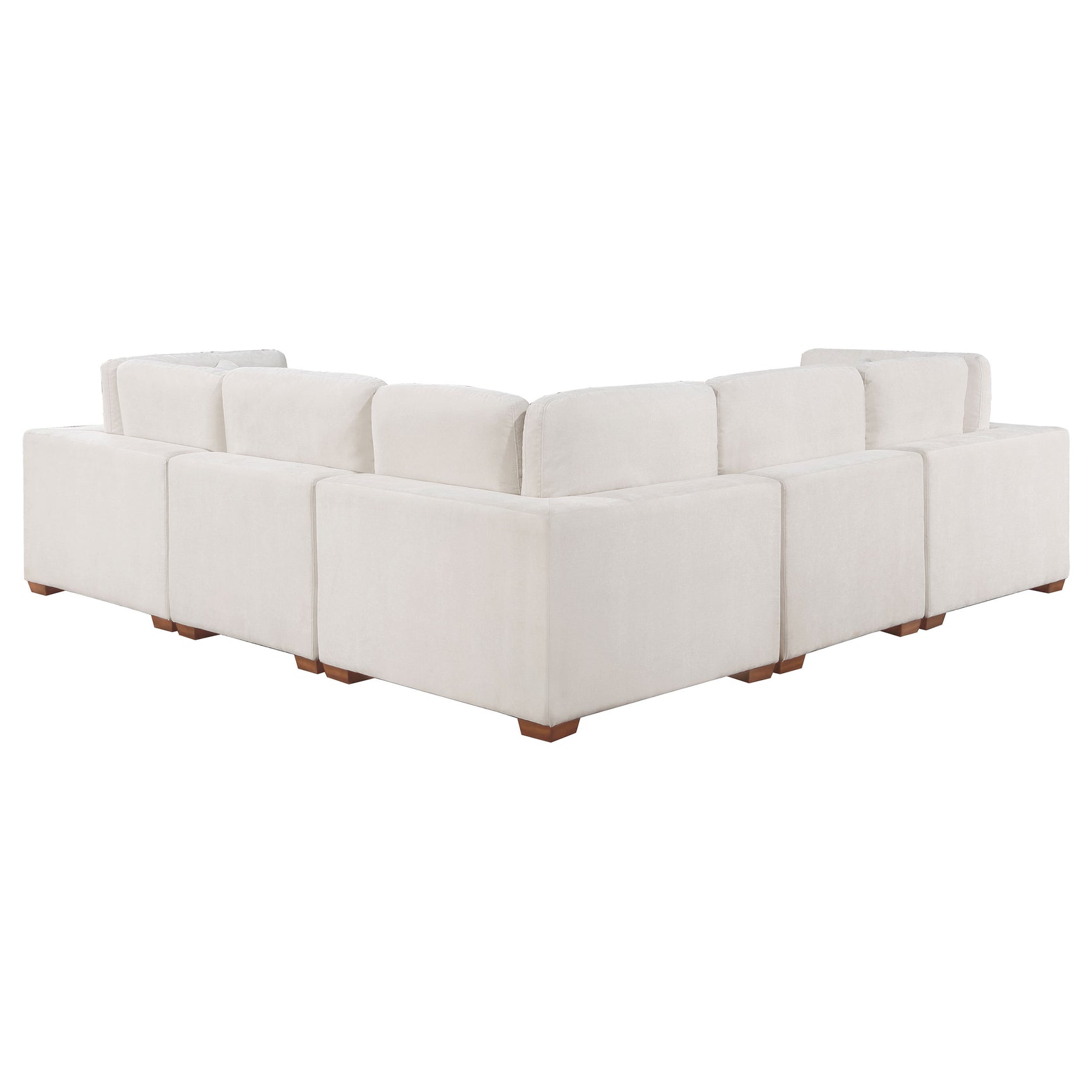 Lakeview Ivory 6-piece Modular Sectional Sofa - Ornate Home