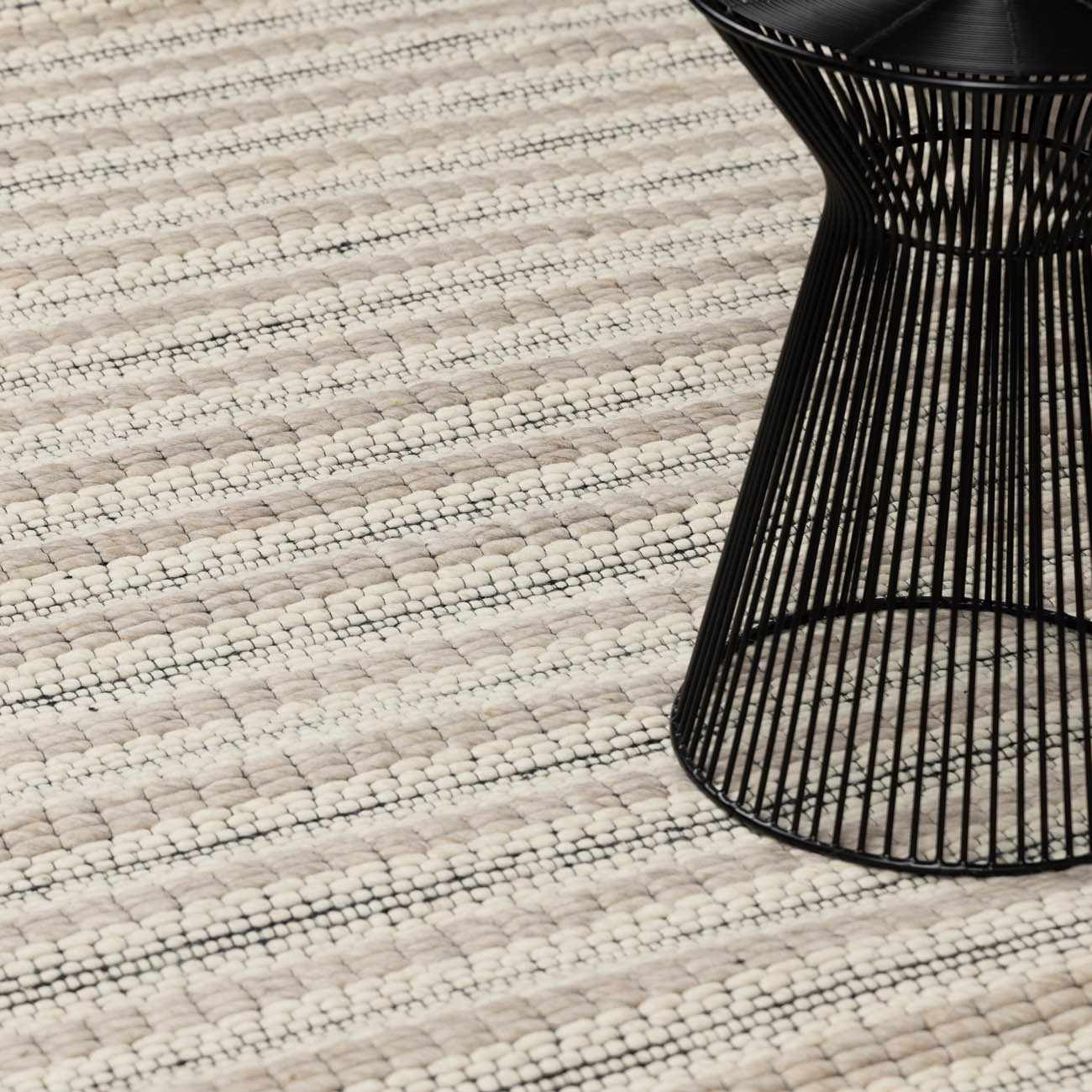 Laleh Cream & Black Area Rug - Clearance - Ornate Home