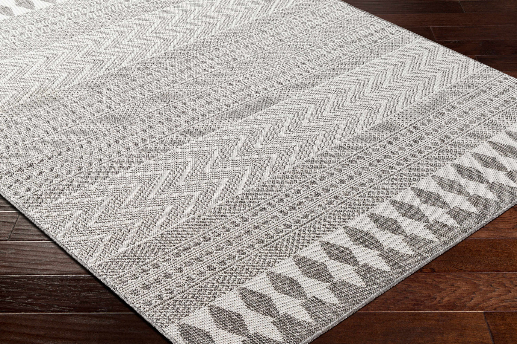 Lali Light Gray Outdoor Area Rug - Clearance - Ornate Home
