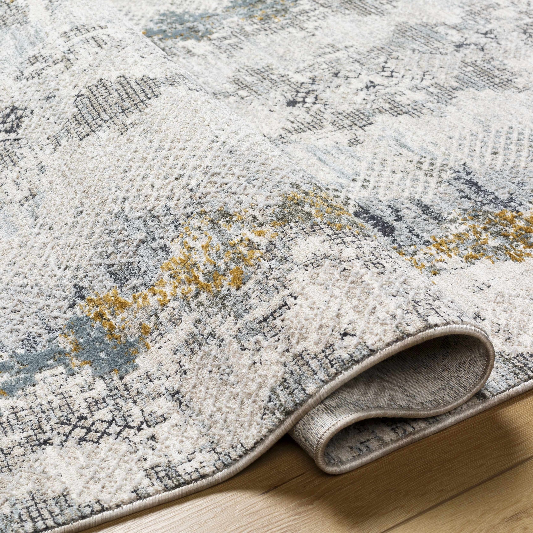 Lalo Textured Rug with Fringes - Ornate Home