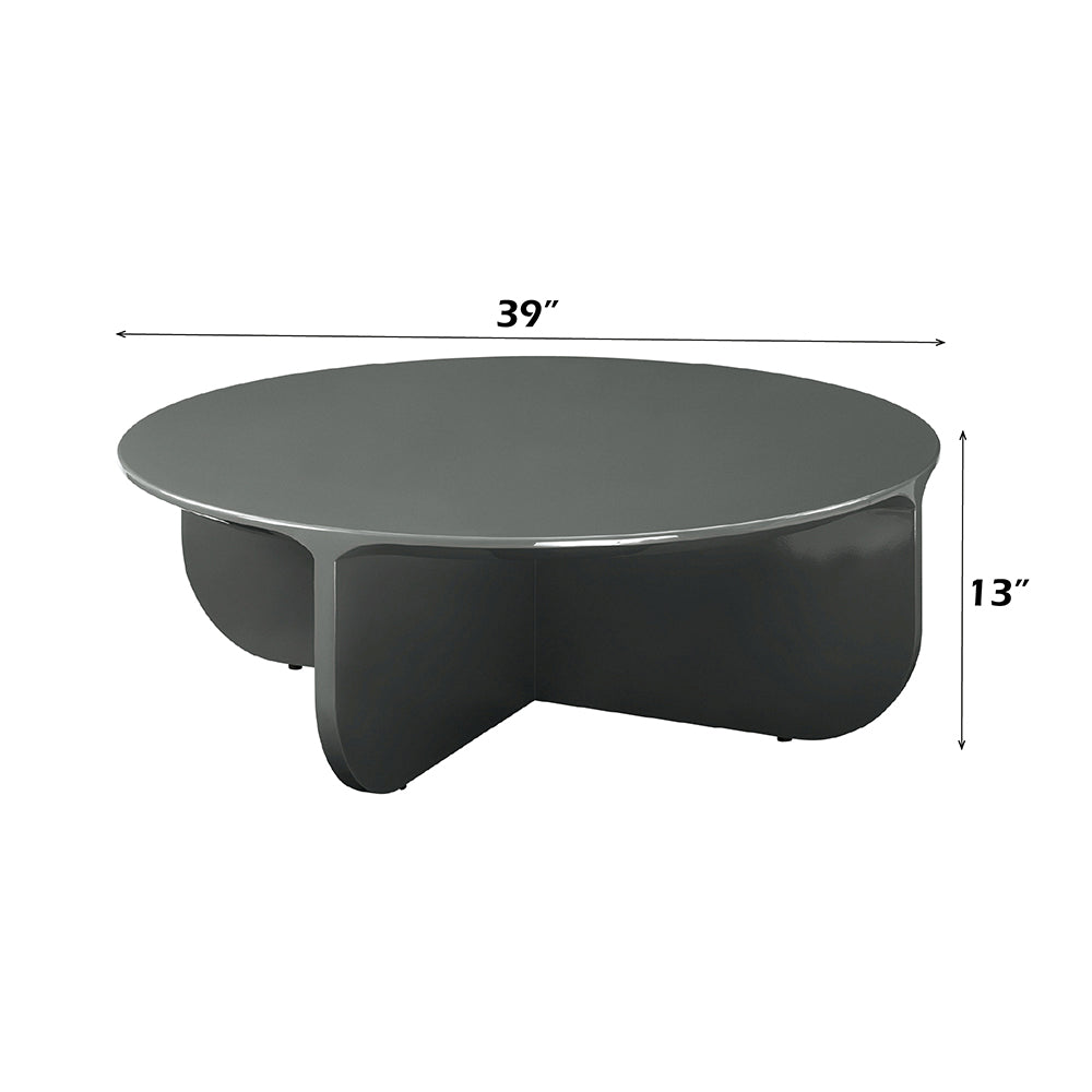 Lamond Teal High Gloss Coffee Table - Ornate Home