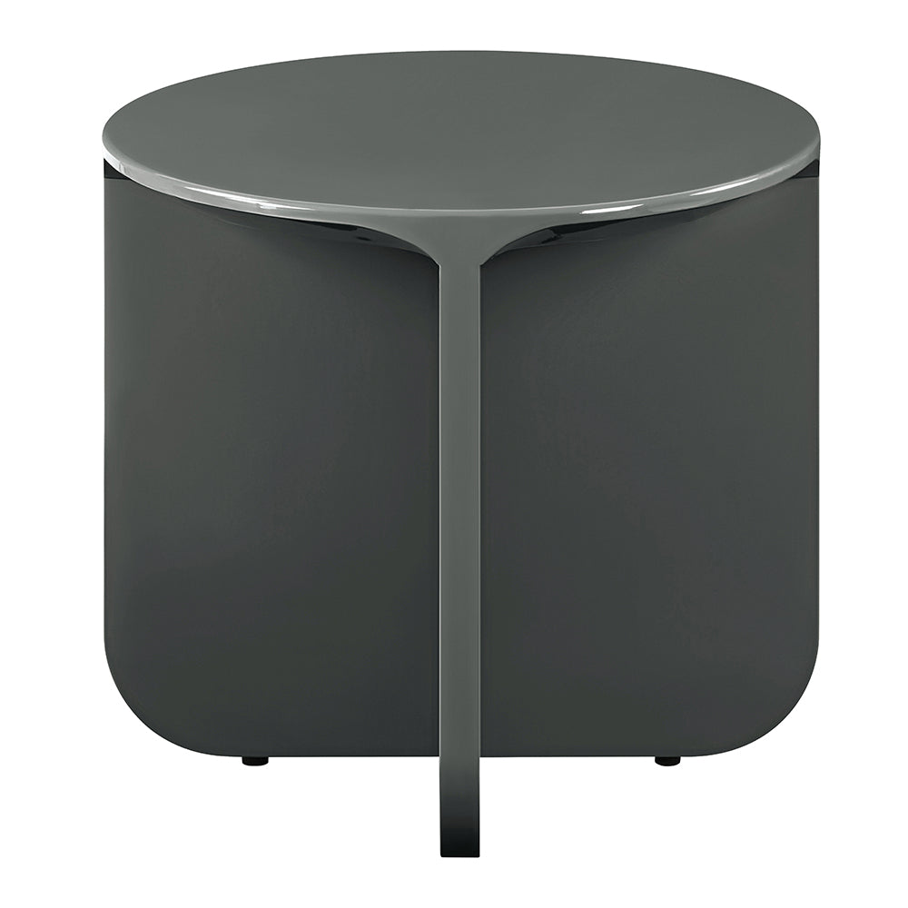Lamond Teal High Gloss End Table - Ornate Home