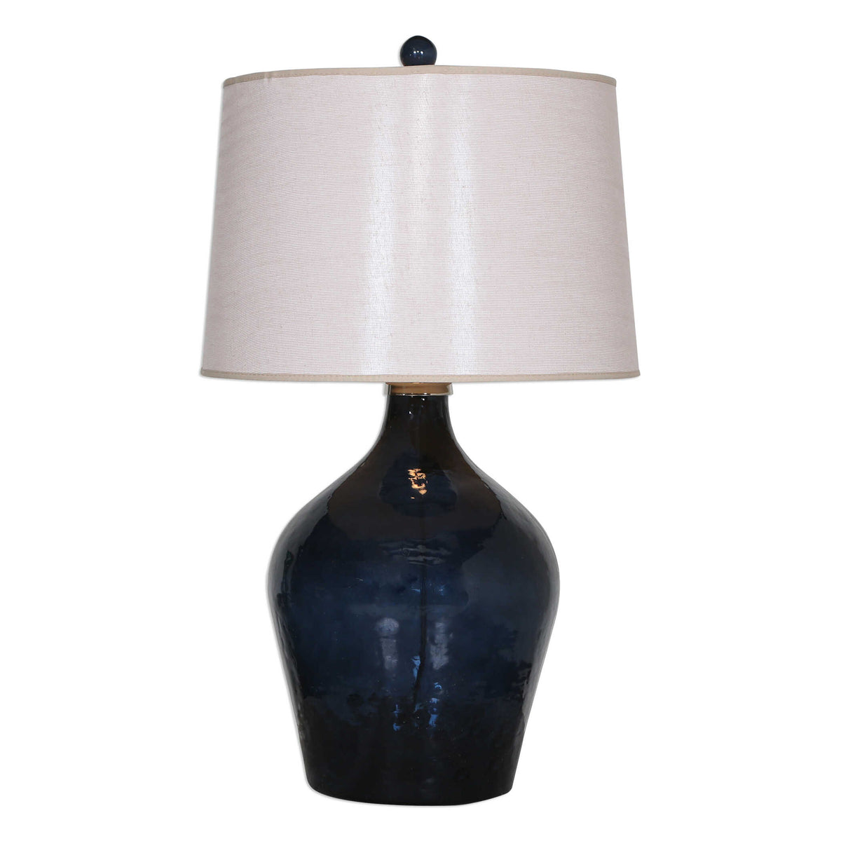 Lamone Blue Glass Lamp - Ornate Home