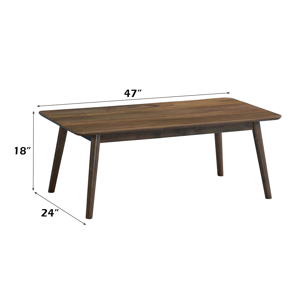 Lamonte Walnut Coffee Table - Ornate Home