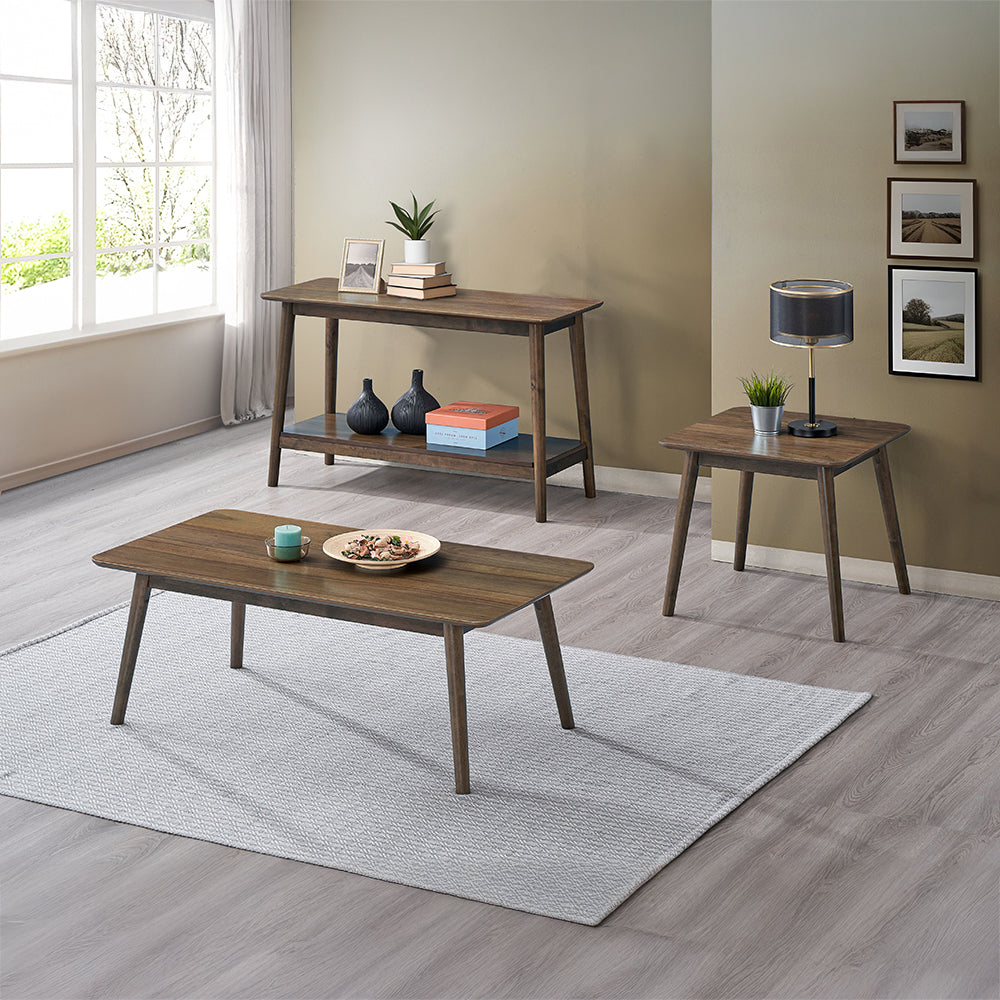 Lamonte Walnut End Table - Ornate Home