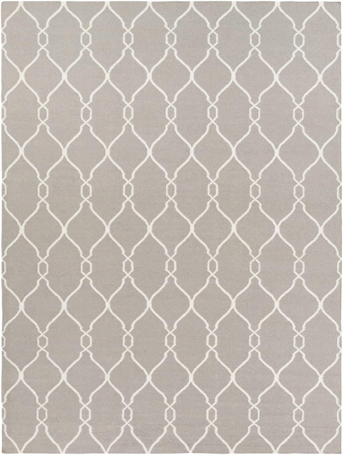 Lamy Beige Trellis Wool Rug - Clearance - Ornate Home