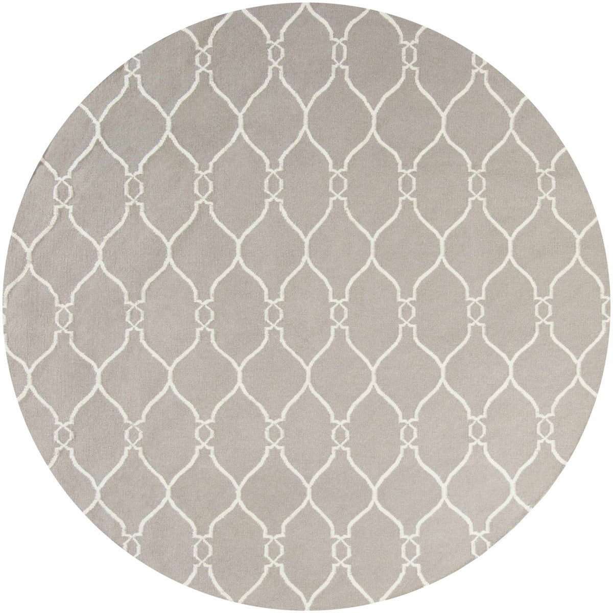 Lamy Beige Trellis Wool Rug - Clearance - Ornate Home