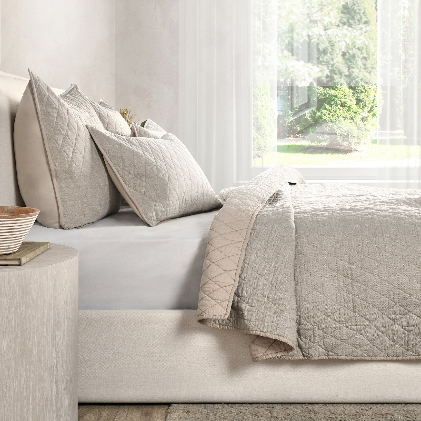 Lana Natural Quilt Collection - Ornate Home