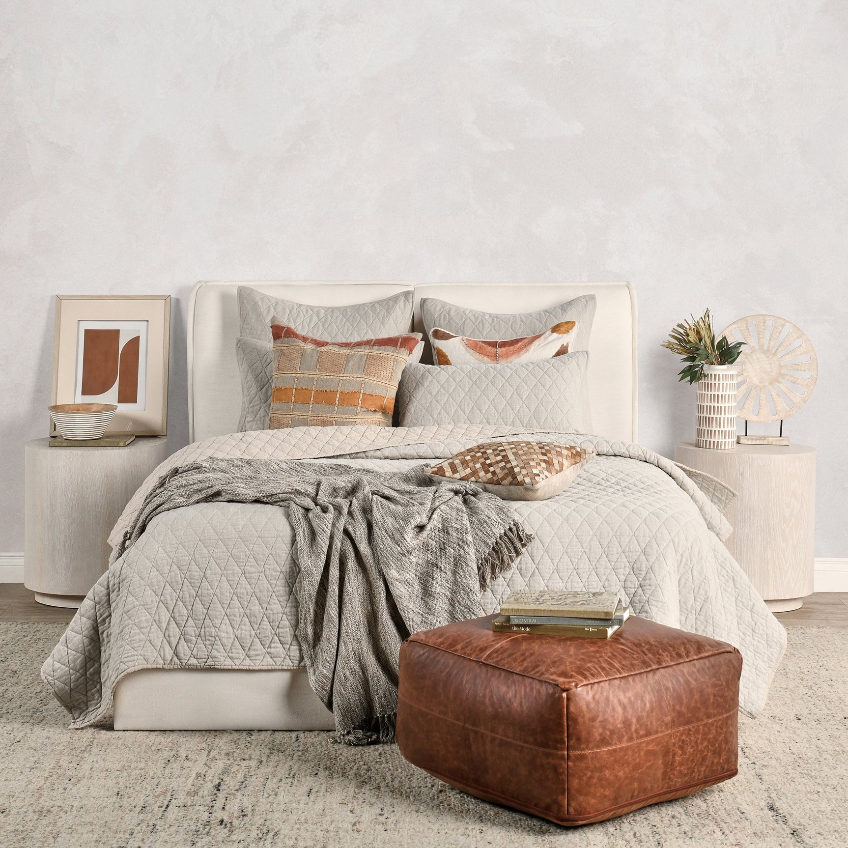 Lana Natural Quilt Collection - Ornate Home