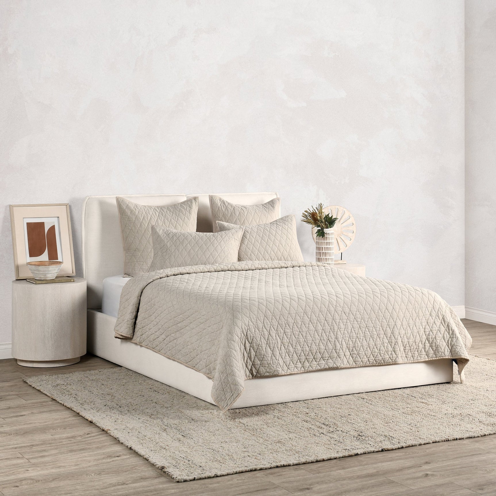 Lana Natural Quilt Collection - Ornate Home