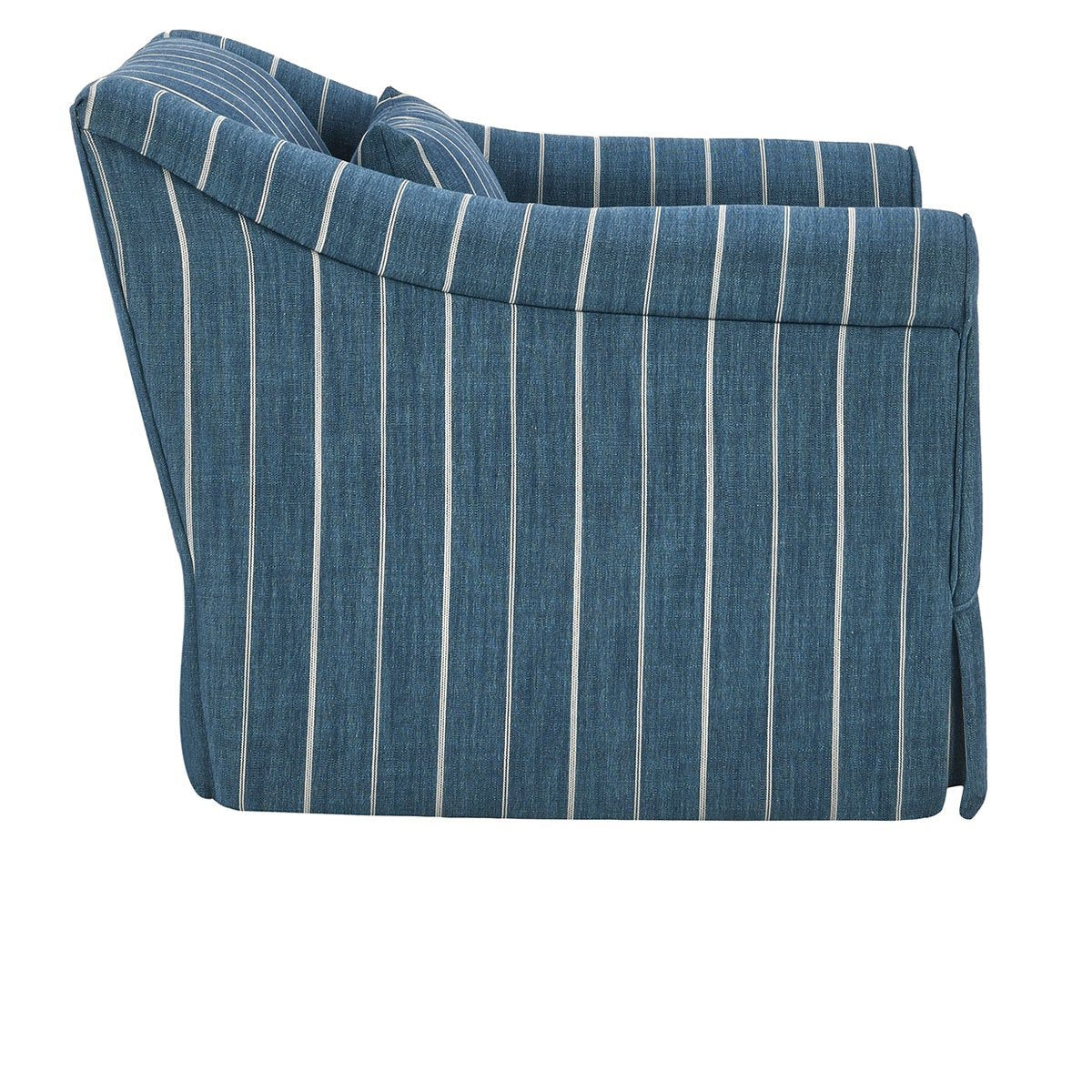 Lana Navy Blue Swivel Chair - Ornate Home