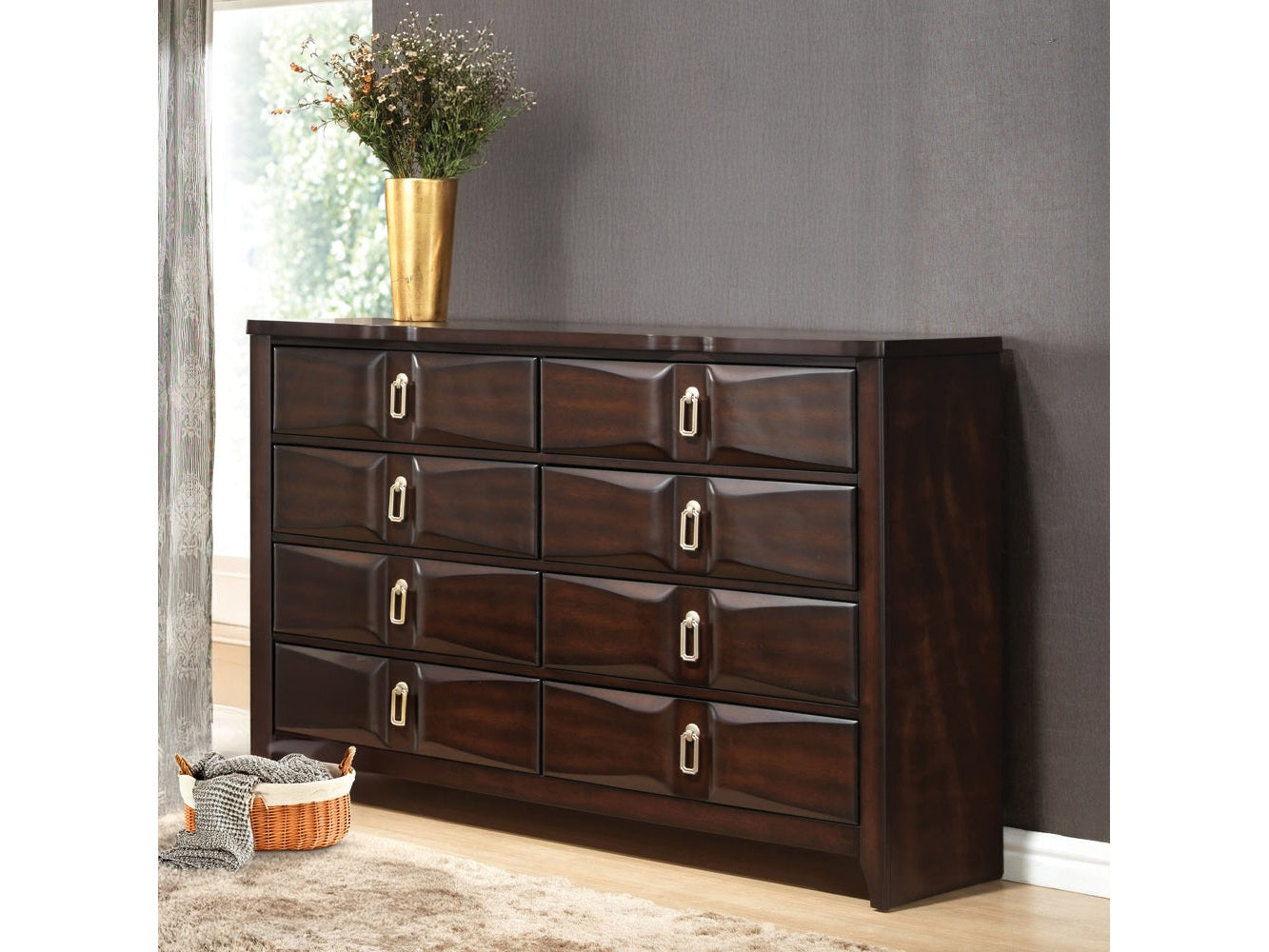 Lancaster Drawer Dresser in Espresso 24575 - Ornate Home