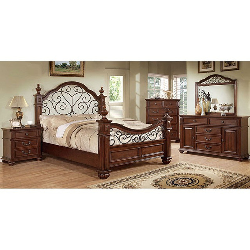 Landaluce Antique Dark Oak Mirror - Ornate Home