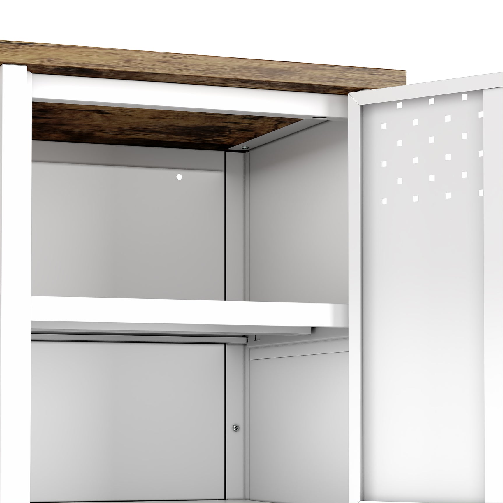 Landen 47" TV Stand in White - Ornate Home