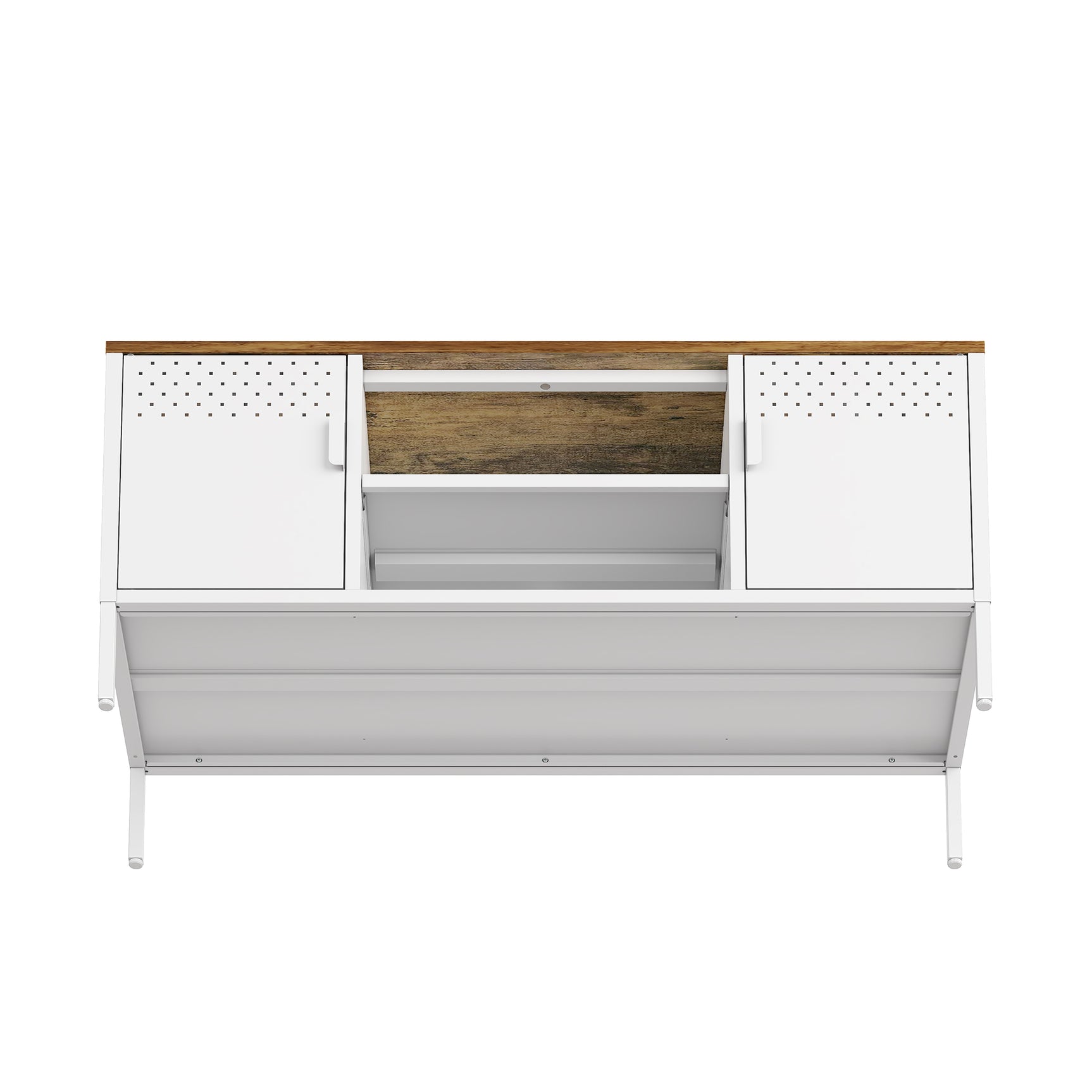Landen 47" TV Stand in White - Ornate Home