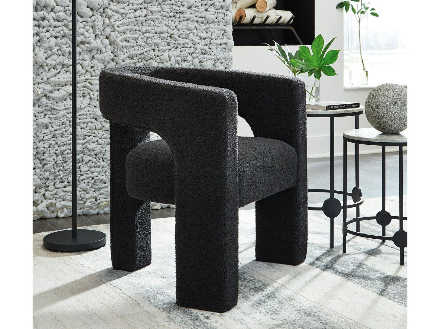 Landick Ebony Accent Chair - Ornate Home