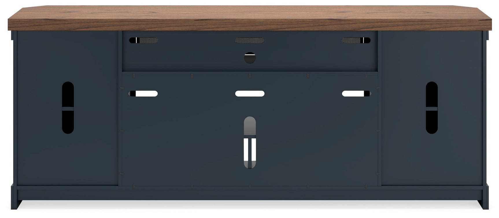 Landocken Brown & Blue 83" TV Stand - Ornate Home