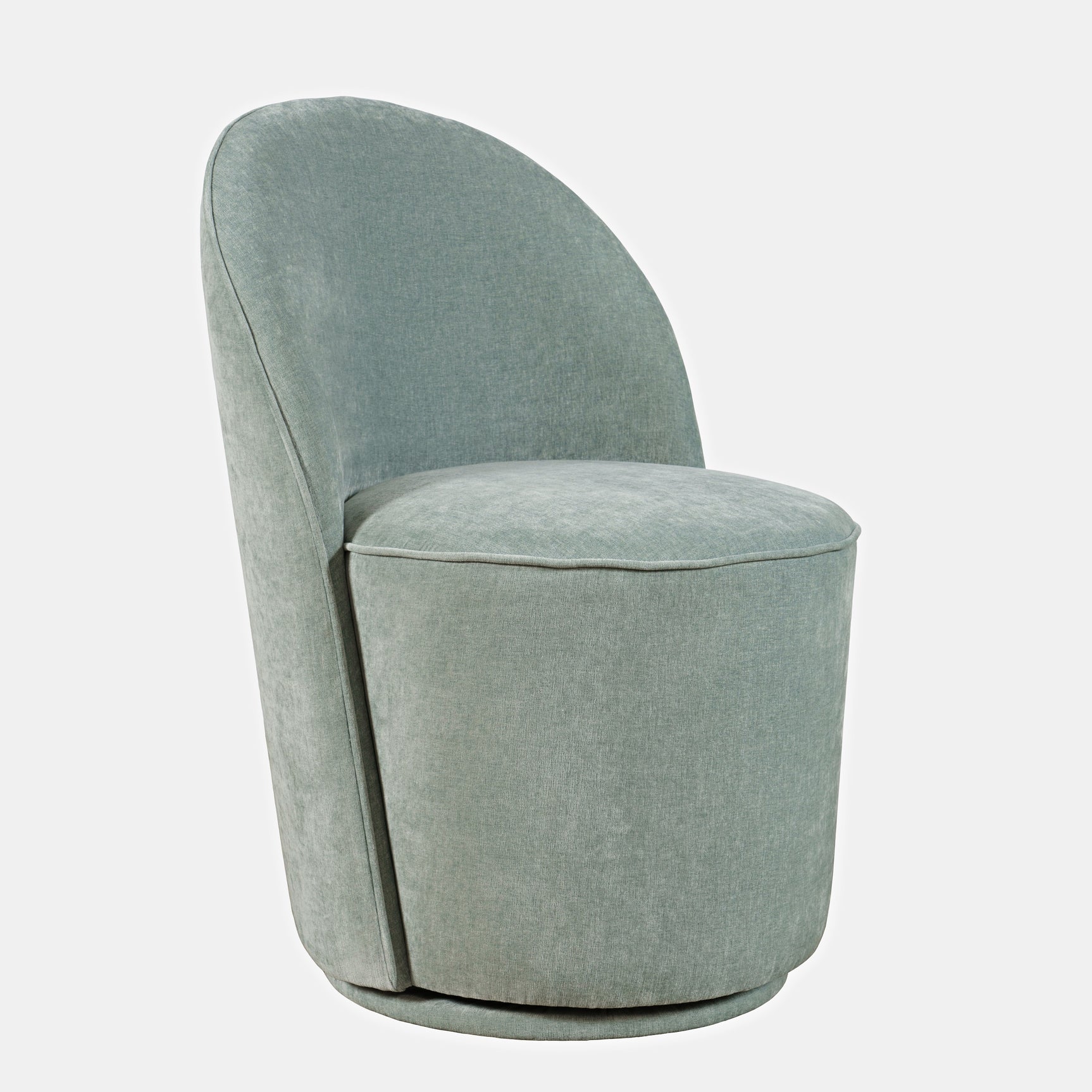 Landon Blue Swivel Dining Chair (Set of 2) - Ornate Home