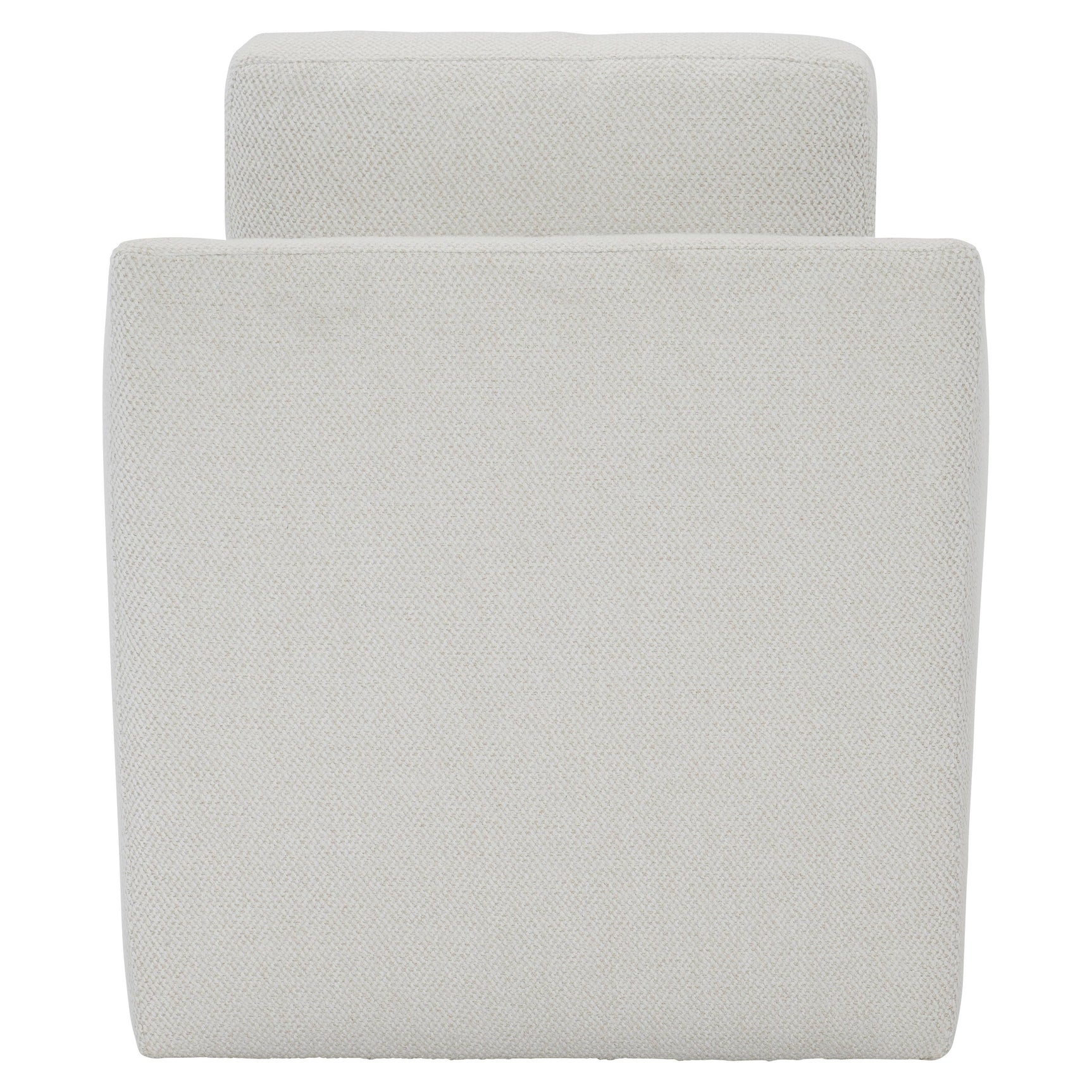 Landry White/Cream Fabric Swivel Chair - Ornate Home