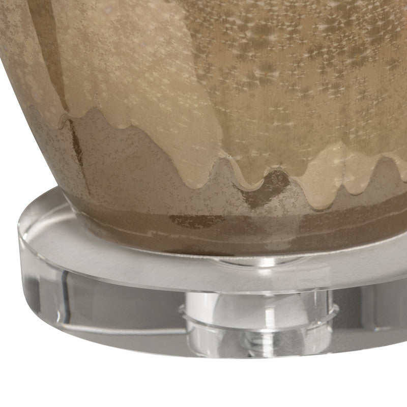 Lane Amber/Cream Table Lamp - Ornate Home