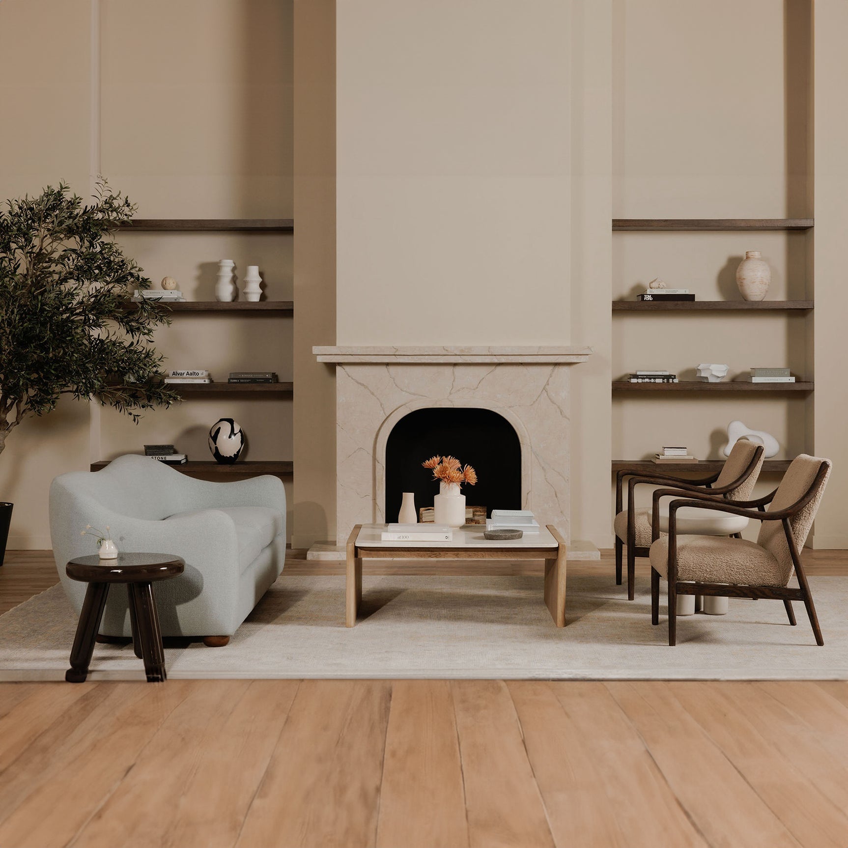 Lane Natural Coffee Table - Ornate Home