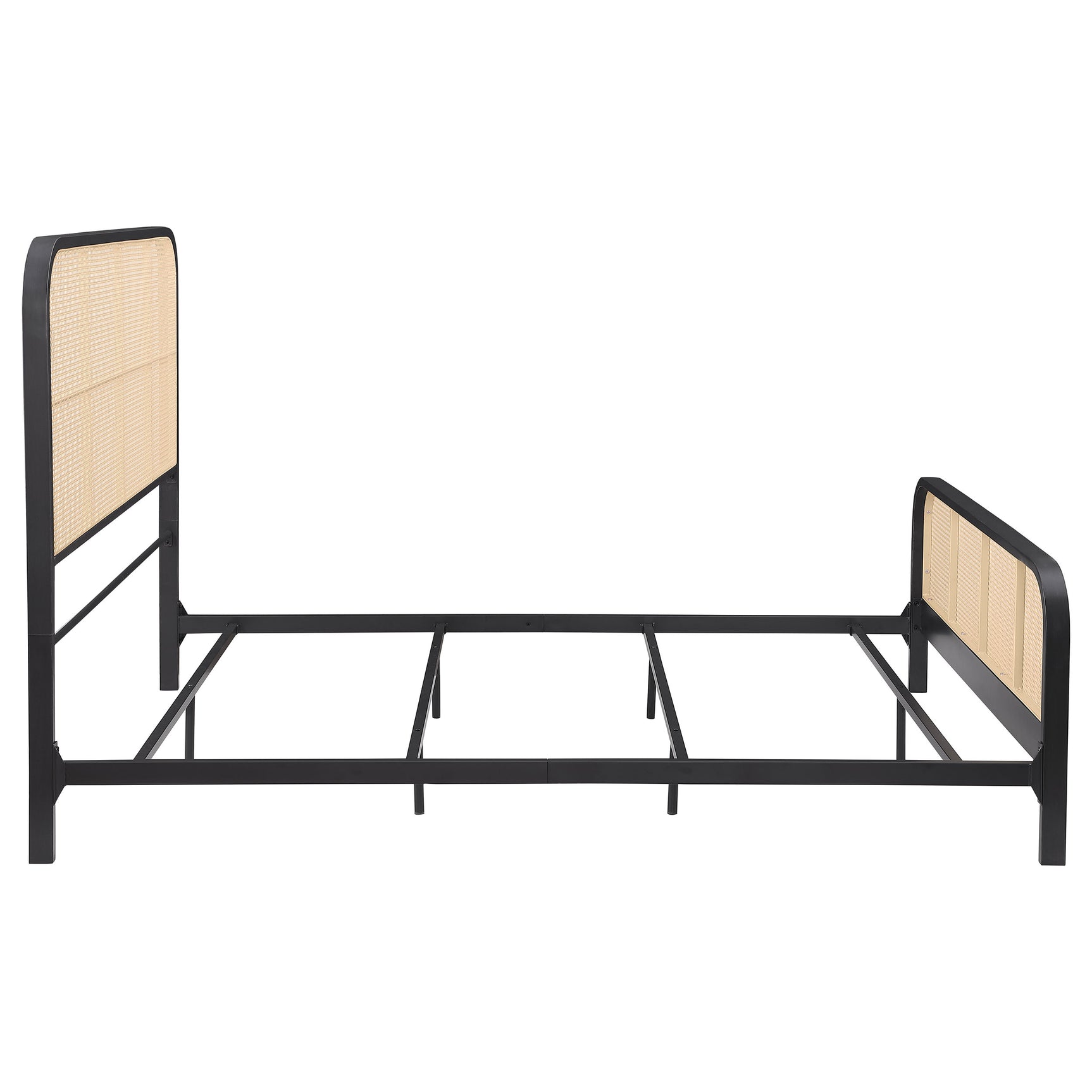 Lanewood Black Open Cane Queen Bed - Ornate Home