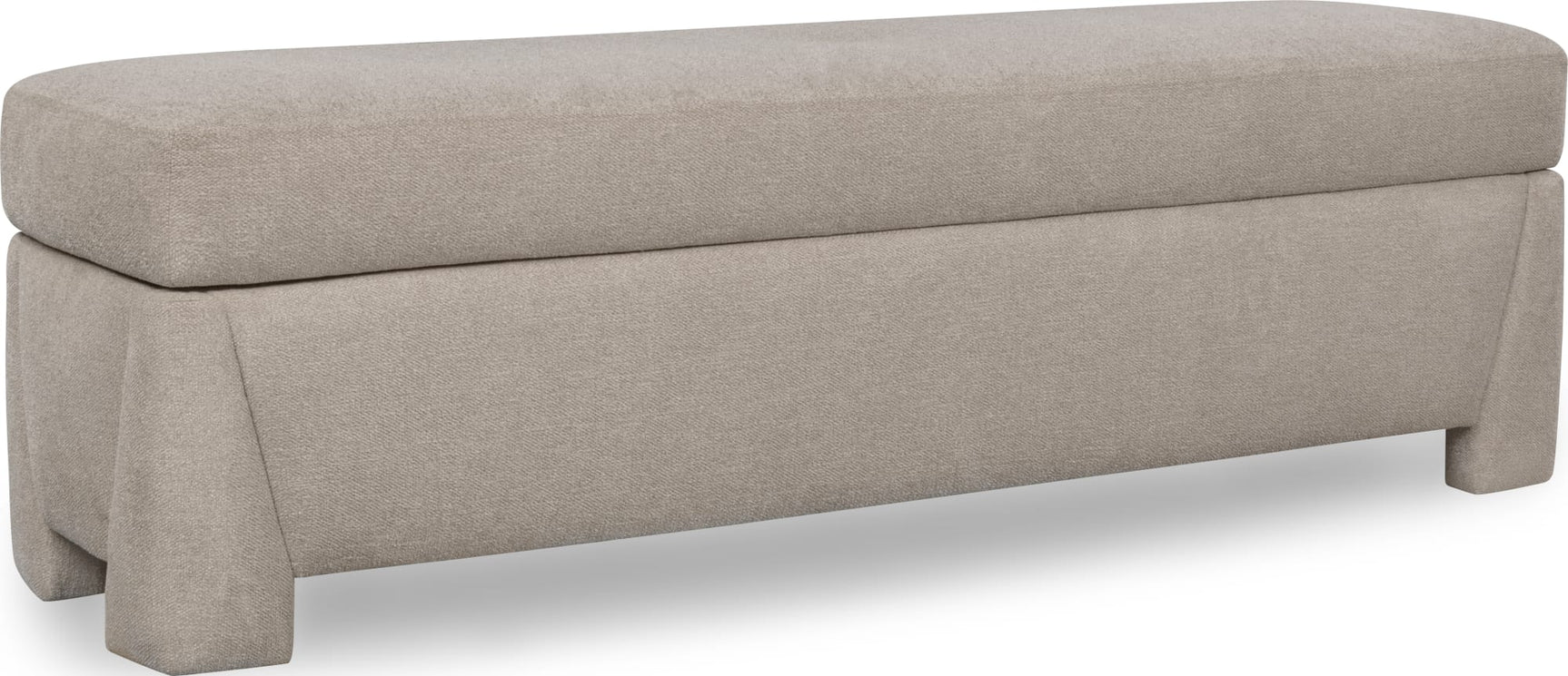 Langford Moondust Upholstered Bench - Ornate Home