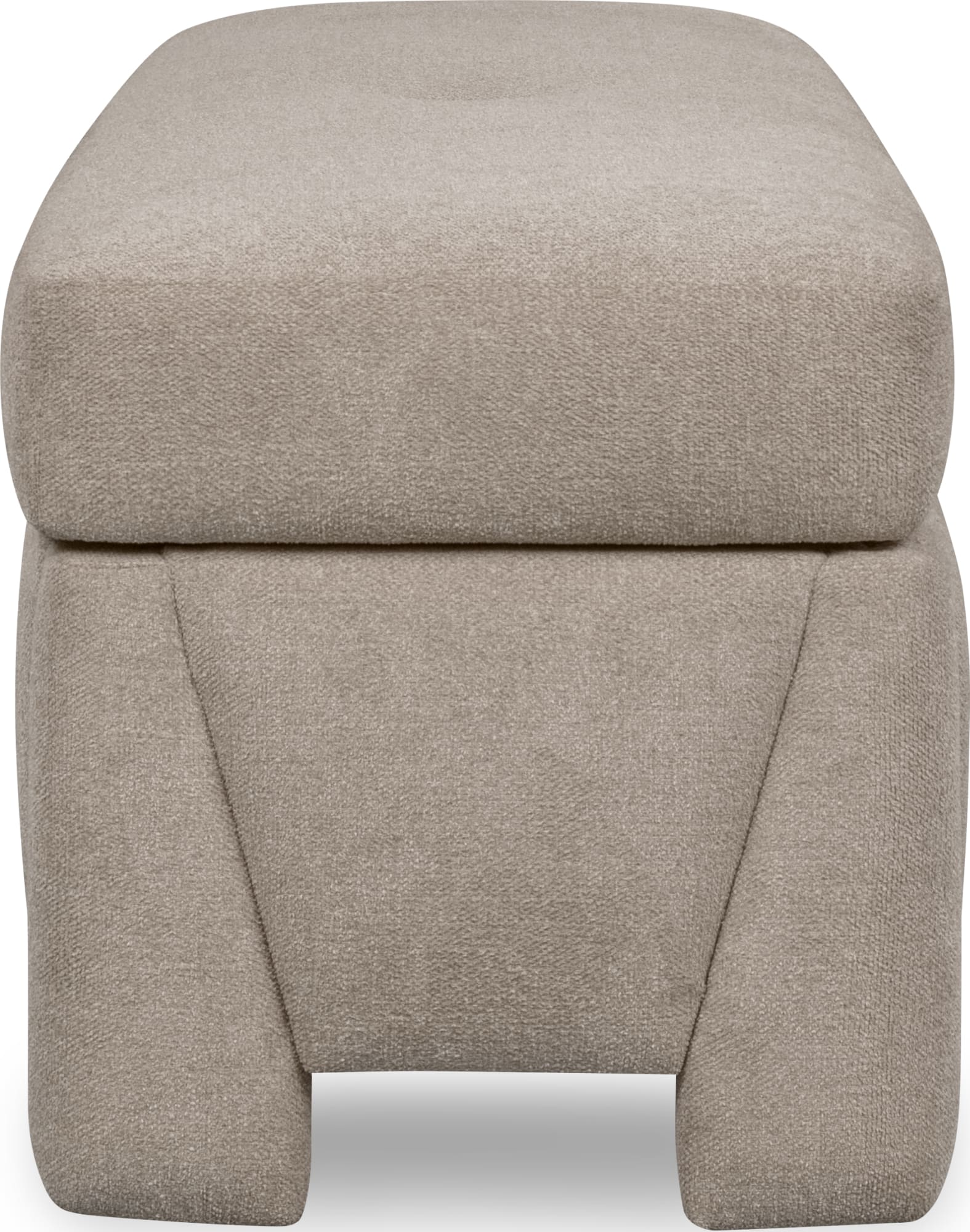 Langford Moondust Upholstered Bench - Ornate Home
