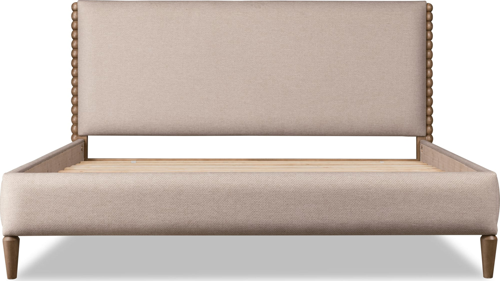 Langley Honey Wheat/Autumn Forest Upholstered California King Bed - Ornate Home