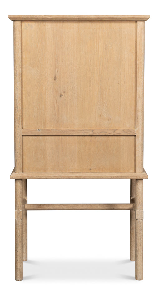 Langley Tan Cabinet - Ornate Home