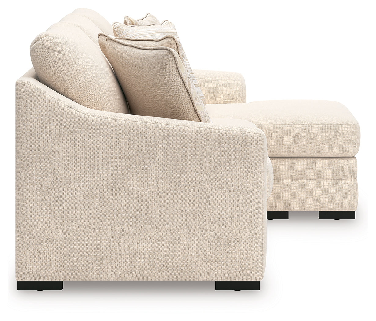 Lango Jute Queen Sofa Chaise Sleeper (Online Special Price) - Ornate Home