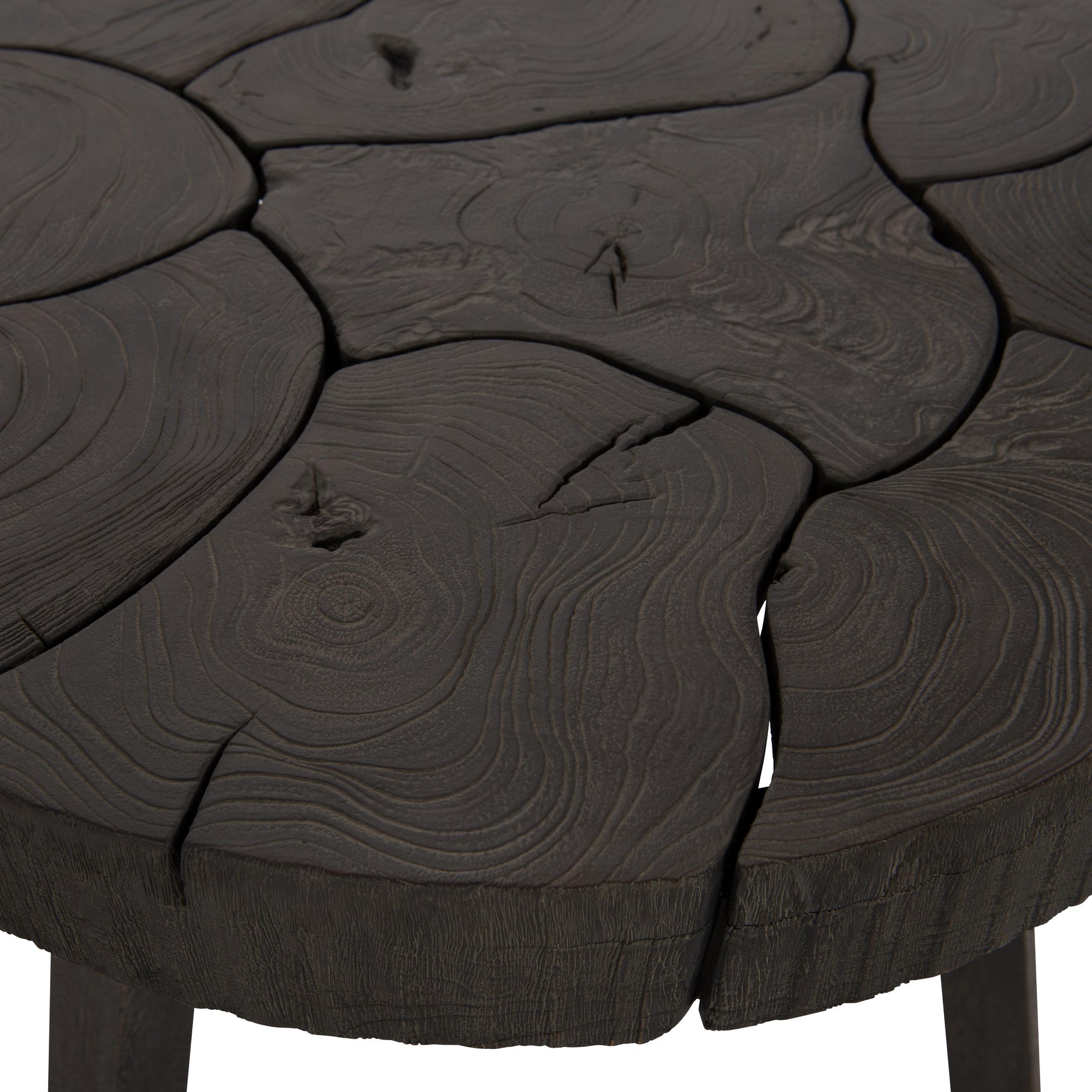 Lanita Smoked Truffle Side Table - Ornate Home