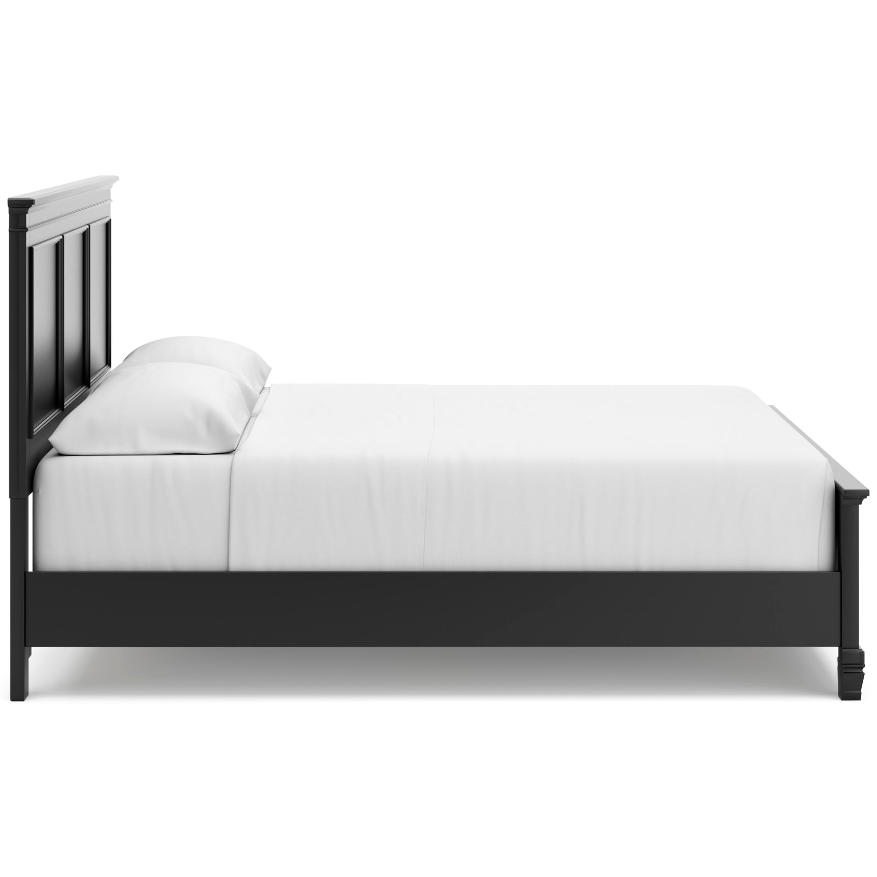 Lanolee Black California King Panel 5-Piece Bedroom Set - Ornate Home