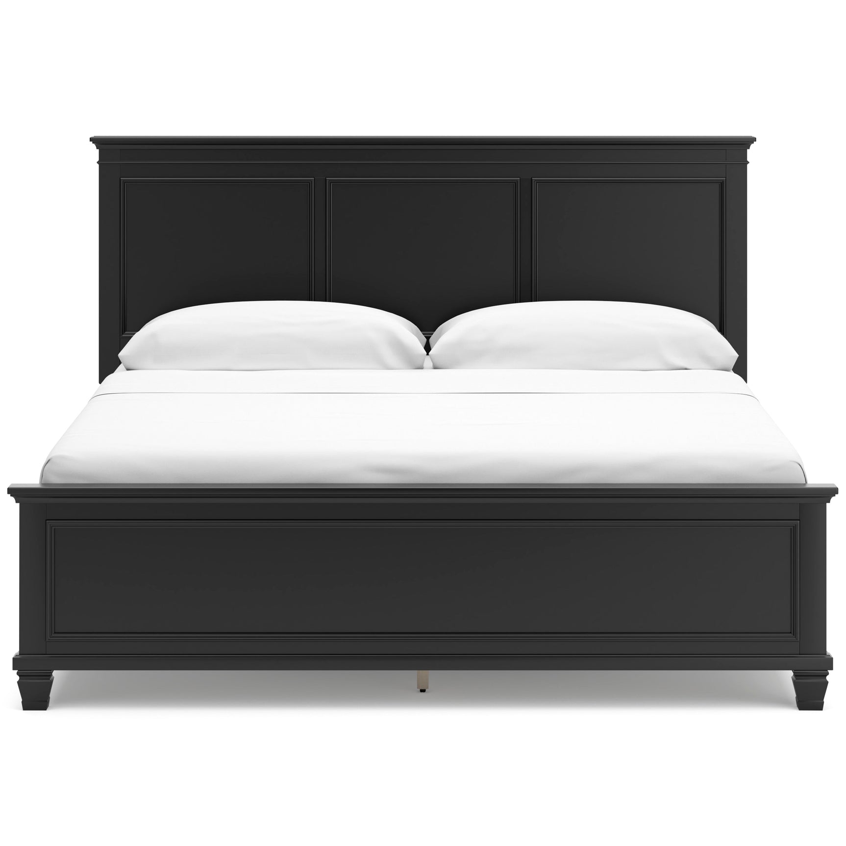 Lanolee Black California King Panel 6-Piece Bedroom Set w/ 2 Nightstands (Online Special Price) - Ornate Home