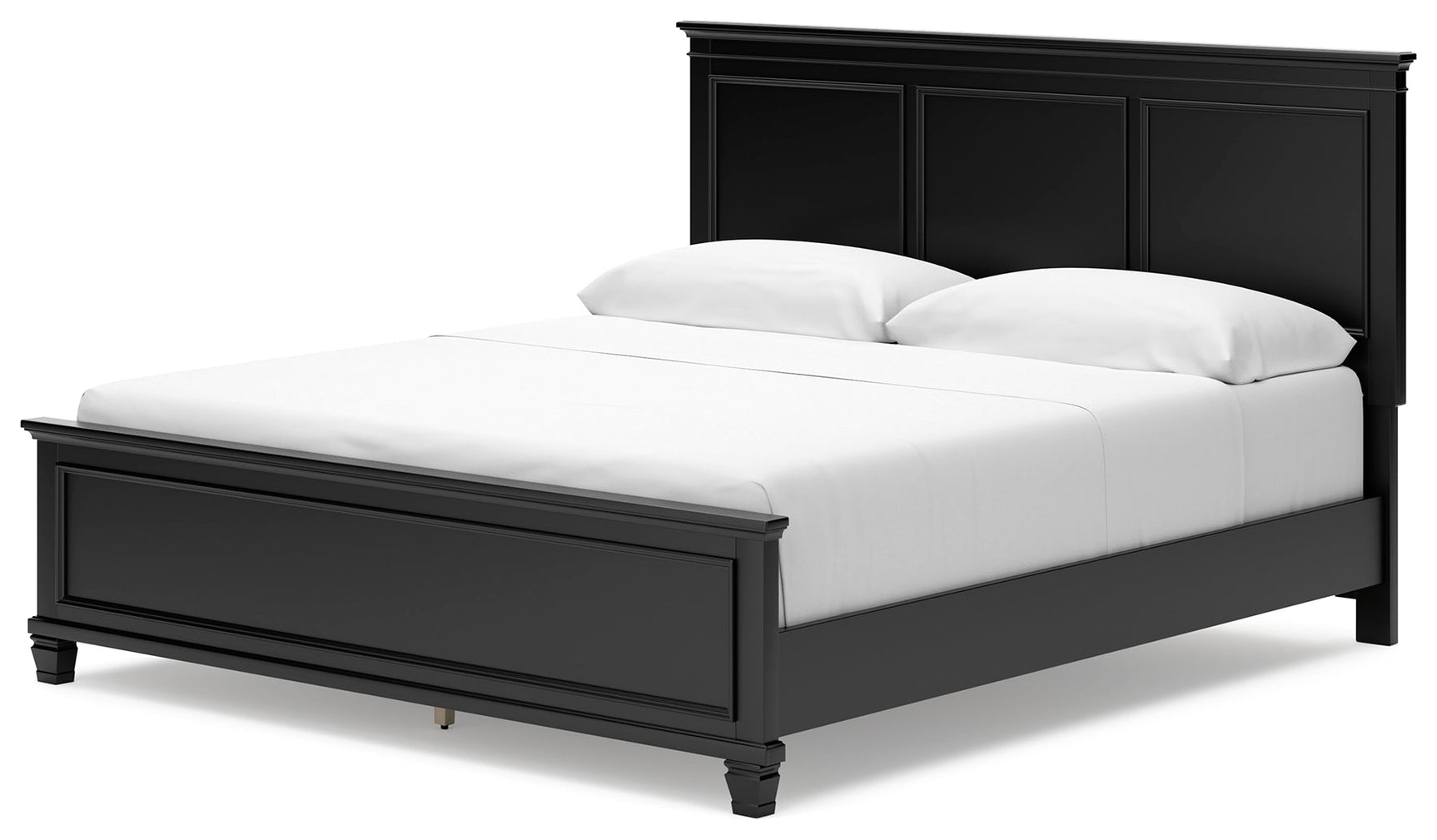 Lanolee Black California King Panel Bed (Online Special Price) - Ornate Home