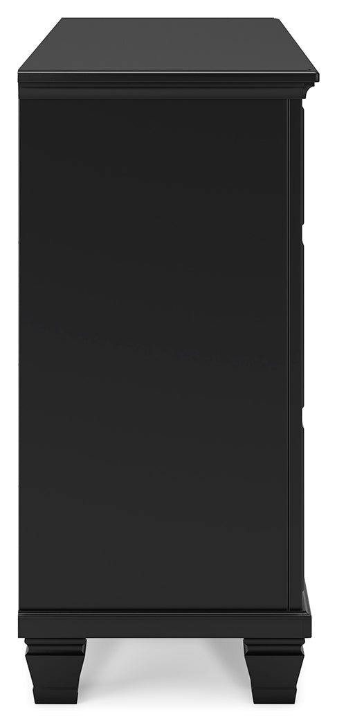 Lanolee Black Dresser (Online Special Price) - Ornate Home