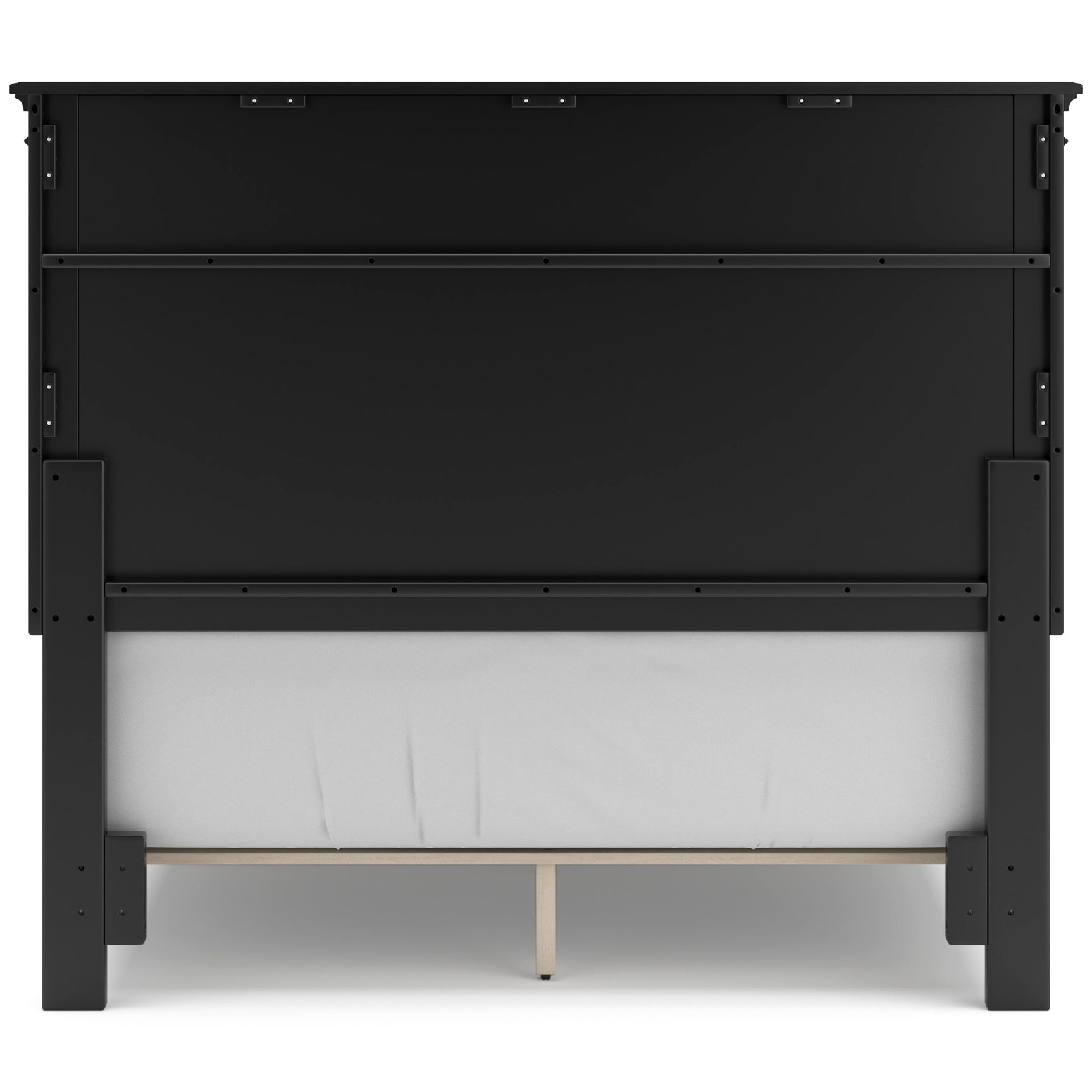Lanolee Black Full Panel 5-Piece Bedroom Set w/ 2 Nightstands (Online Special Price) - Ornate Home