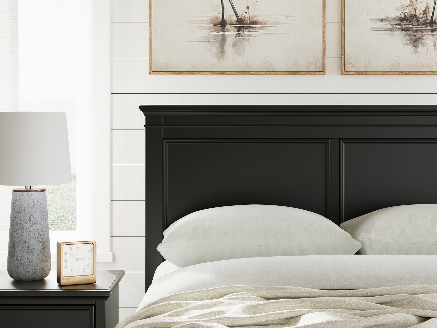 Lanolee Black Full Panel Storage Bed (Online Special Price) - Ornate Home