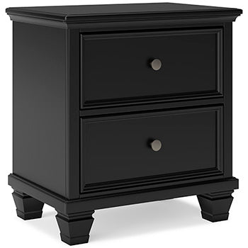 Lanolee Black Nightstand (Online Special Price) - Ornate Home