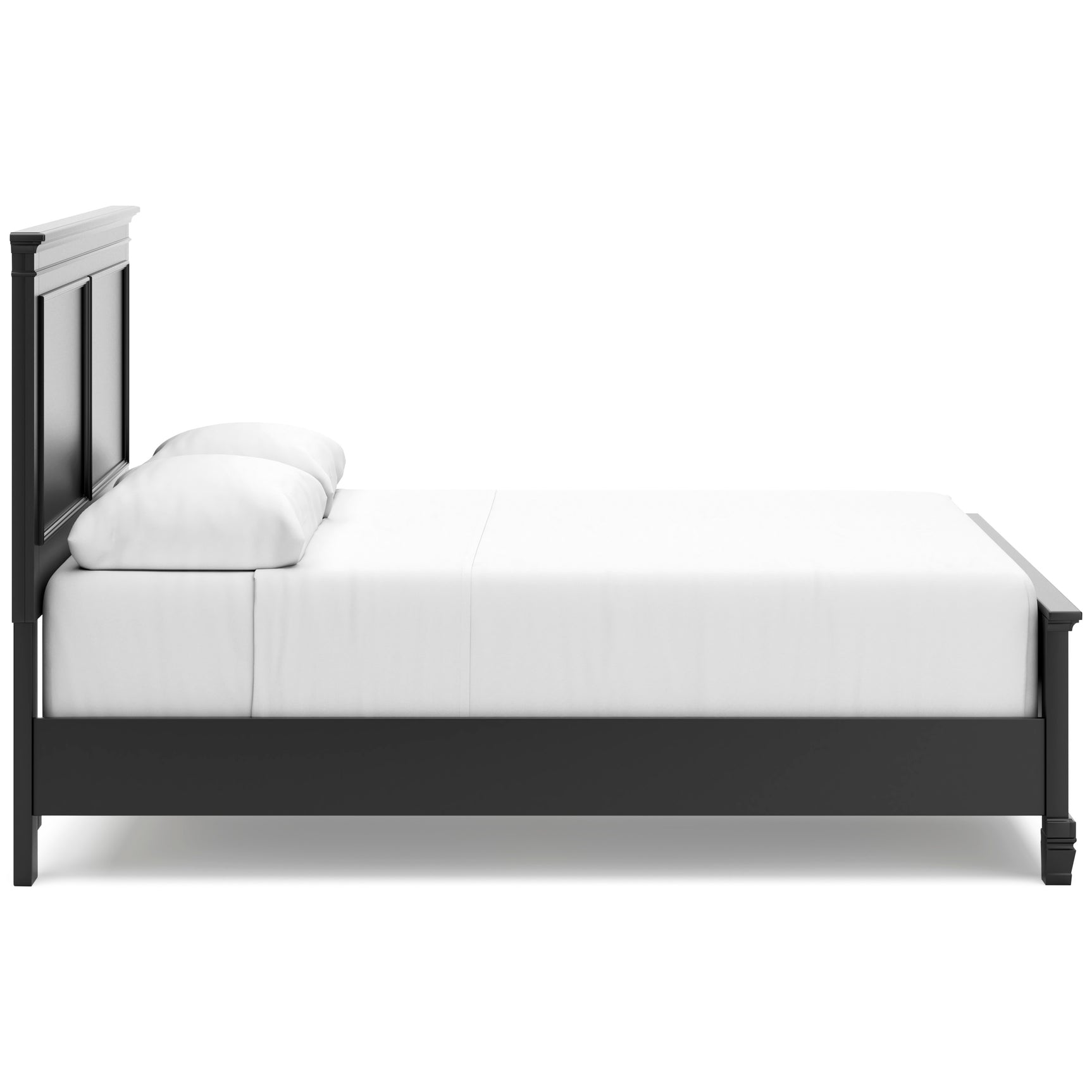 Lanolee Black Queen Panel 5-Piece Bedroom Set - Ornate Home
