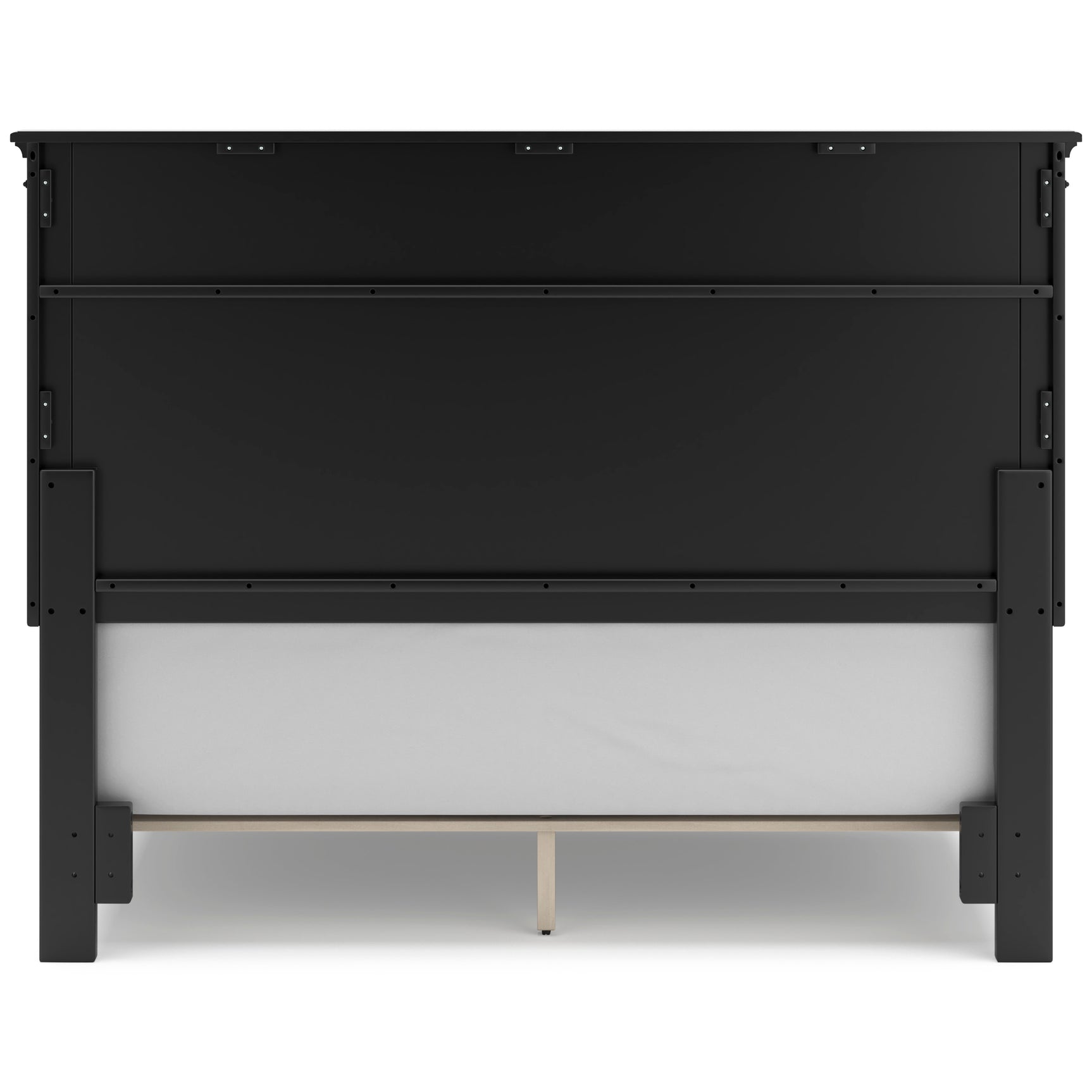 Lanolee Black Queen Panel 5-Piece Bedroom Set - Ornate Home