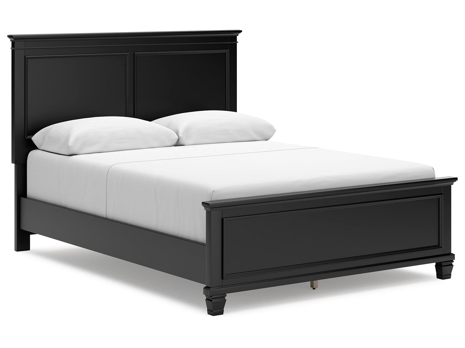 Lanolee Black Queen Panel Bed - Ornate Home