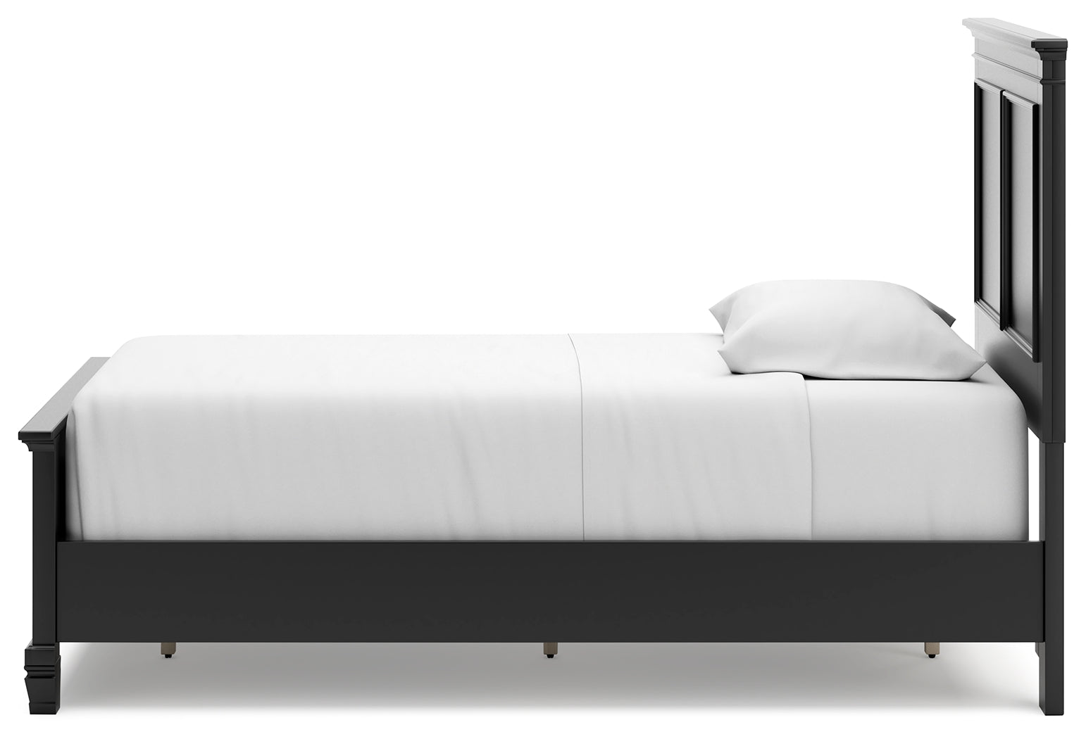 Lanolee Black Twin Panel Bedroom Set with Chest (Online Special Price) - Ornate Home