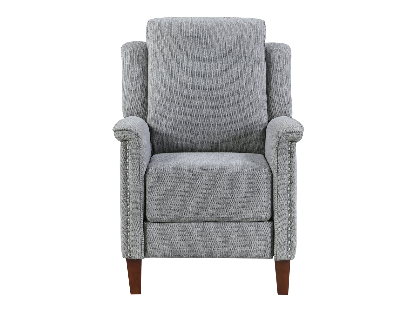 Lansing Gray Push Back Reclining Chair - Ornate Home