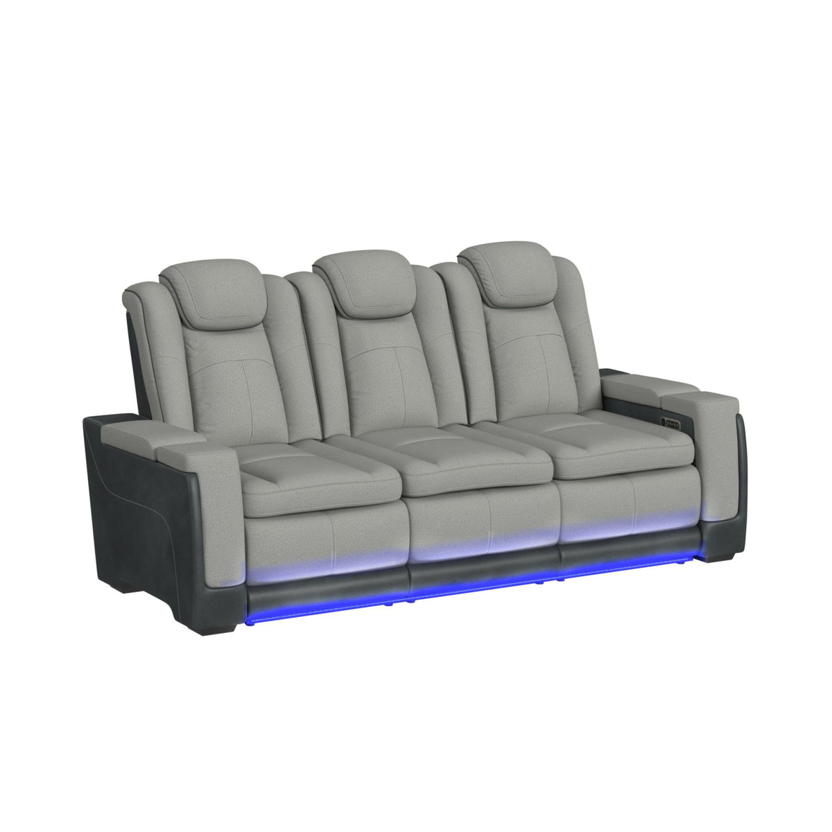Lantana Rocky Cement/Charcoal 3-Piece Living Room Set