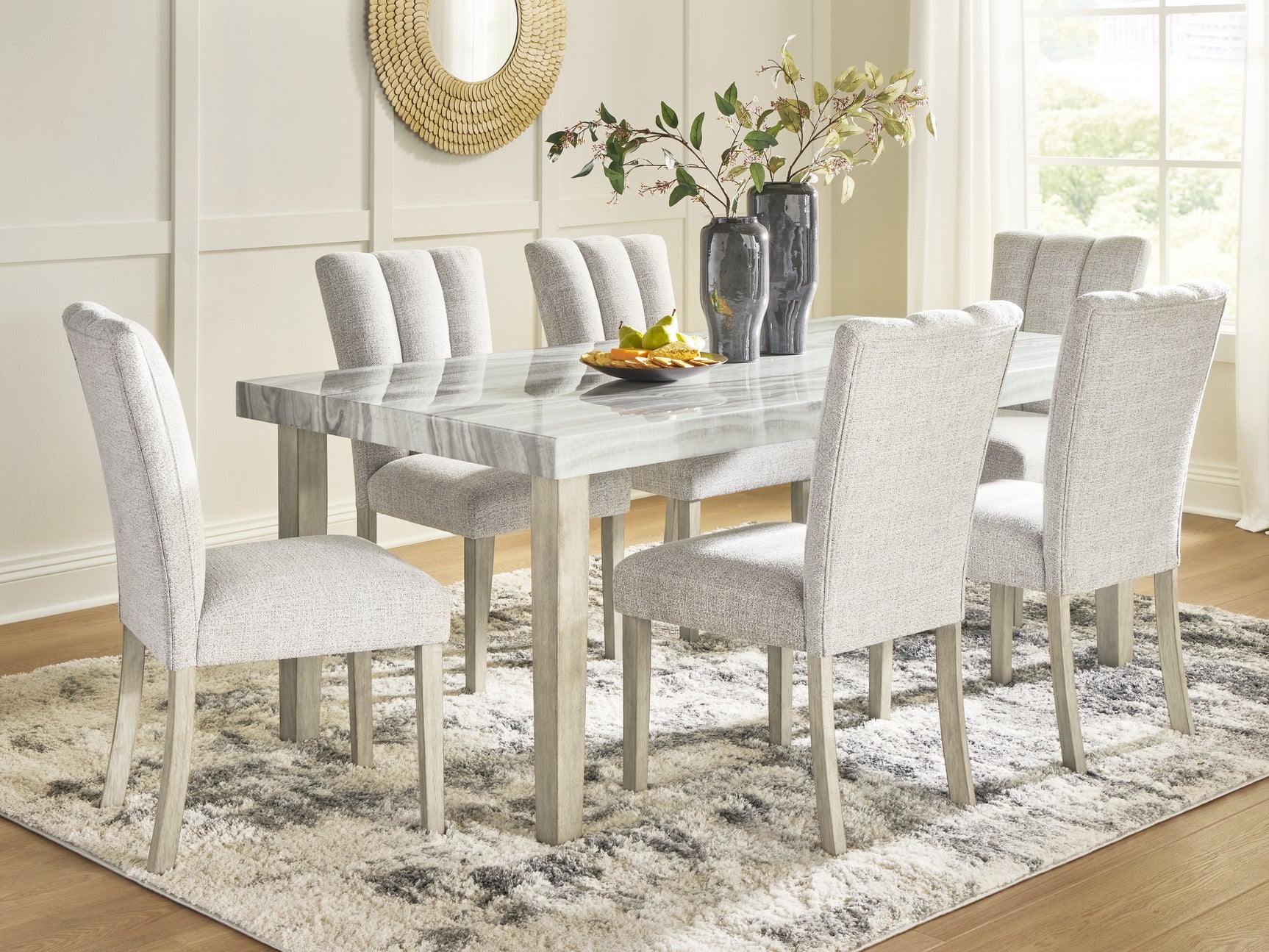 Larawyn Bisque Dining Table and 6 Chairs (Online Special Price) - Ornate Home