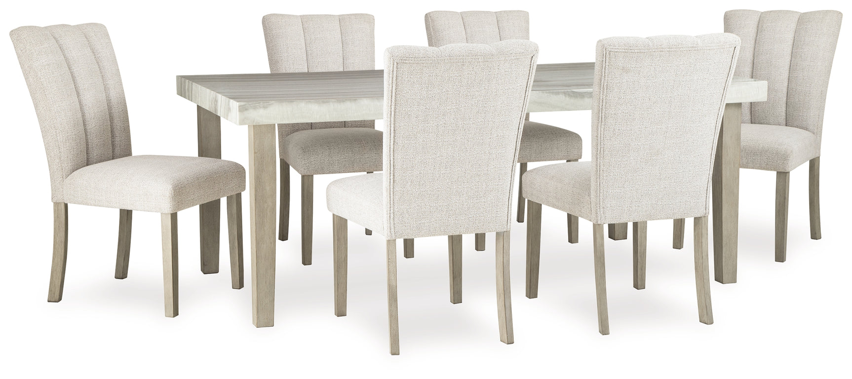 Larawyn Bisque Dining Table and 6 Chairs (Online Special Price) - Ornate Home